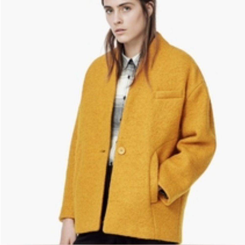 Mango Casual Golden Yellow Jacket